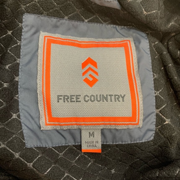 🎁 Free Country  Wind Shear Zip Up Hooded Jacket - Picture 6 of 11